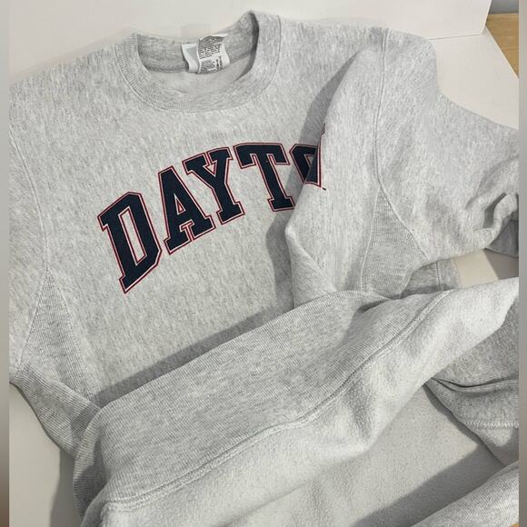 Champion Vtg Reverse Weave Dayton Sweatshirt Size Small - Picture 12 of 13